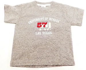 MAGLIETTA MANICA CORTA COLLEGE KIDS UNIVERSITY OF NEVADA TAGLIA 2T NUOVA! - Foto 1 di 4