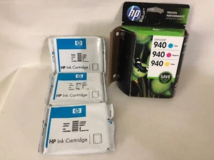 HP Officejet 940 TriColor Combo Pk 3 Ink Cartridges Open Box Sealed Exp: 6/2014 - Picture 1 of 6
