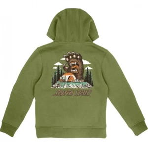 Sudadera con capucha SANTA CRUZ Screaming Grizzly Youth Skateboard talla 8 - 10 con capucha. Igu - Imagen 1 de 4