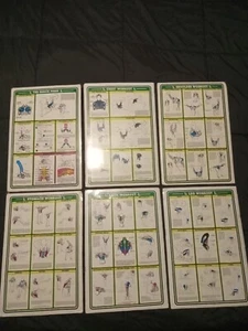 Vntg laminate 1984 Fitnus series workout Charts on board lot of 6 by Bruce Algra - Picture 1 of 20