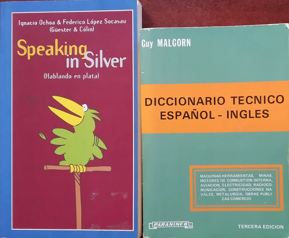 DICCIONARIO TÉCNICO ESPAÑOL-INGLES 570 PAGS PARANINFO+REGALO SPEAKING IN SILVER - Imagen 1 de 2