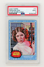 Princess Leia Star Wars Living Set PSA 9 Card 77 Topps 2020