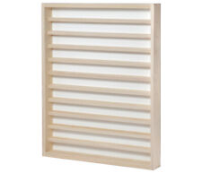 Vitrine Modellautos Holz-Regal Sammlervitrine Wandvitrine 11 Ebenen Regal V75