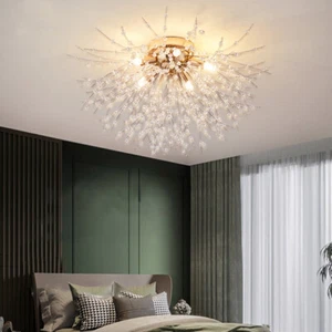 Bedroom Ceiling Lights Hallway Lamp Hotel Pendant Lighting Crystal Ceiling Light - Picture 1 of 7