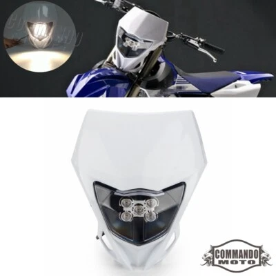Faro LED Supermoto para Yamaha WR 125 250 400 426 450 YZ250 YZ450 TTR110 230 Foto 1 de 4