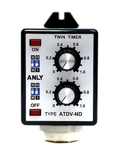 1 Stück Industrie Doppel Zeitschaltuhr ATDV-ND 1M 10M 1H 10H DC12V 12V ANLY Taiwan  - Bild 1 von 6
