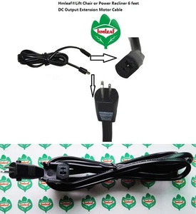 Hmleaf Lift Chair or Power Recliner 6 feet DC Output Extension Motor Cable - Picture 1 of 3