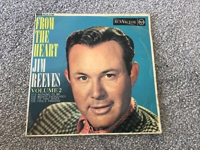 Jim Reeves   From The Heart Volume 2   EP 7" Vinyl Single Record 1961 - Image 1 of 4