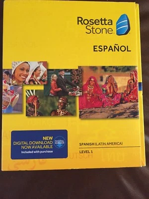 Rosetta Stone Spanish (Latin America) Level 1 PC/Mac NIB * NEW & SEALED * - Image 1 of 4