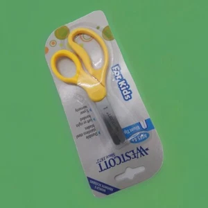Westcott Scissors Blunt Tip Kids Yellow Left Right-Handed Stainless Steel Blades - Picture 1 of 9