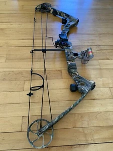 Parker Compound Bow Phoenix 34 Left Handed Trigger Release 2 Knocks 28" Draw #70 - Picture 1 of 14