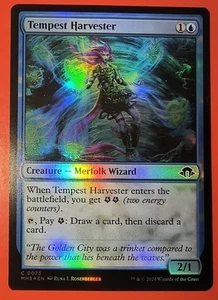 MAGIC, MTG: *TEMPEST HARVESTER, MH3/#0073/ NM / COMMON/FOIL, - Picture 1 of 2