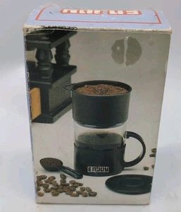 ENJOY KAFFEE-/TEEKOCHER für eine Tasse von Nouedad, mit Filternetz, Vintage, Reise/Camp - Bild 1 von 3