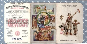 Scout Members Card - Issued 1926  - Payson Utah  A8 - Picture 1 of 2