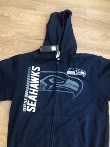Seattle Seahawks NFL zip up hoodie Large Brand New authentic - Picture 1 of 7