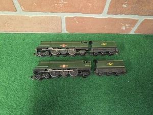 Tri-ang Railways TT Gauge T.93 Merchant Navy Class Clan Line Locomotive's X2 - Picture 1 of 5