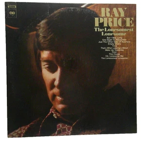 The Lonsomest Lomesome  Ray Price Vinyl LP 33 Rpm  Columbia 1972 - Picture 1 of 5