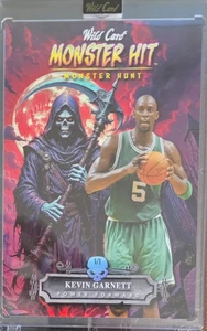 Wild Card Haunted Hits 2025 Kevin Garnett Monster Hit Jumbo 4x6 1/1 - Imagen 1 de 2
