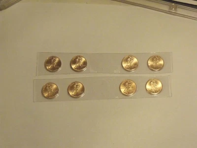 2009 P & D Lincoln Bicentennial Satin BU Copper Cents (8 coins) in Mint Plastic - Image 1 of 2