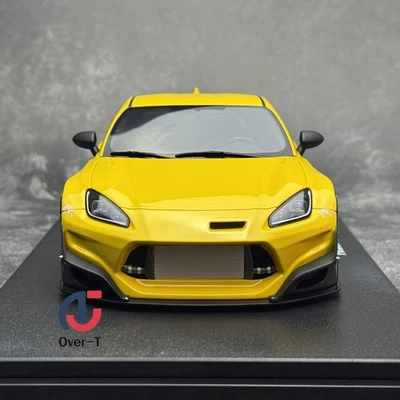 GT SPIRIT 1:18 Toyota GR86 Rocket Bunny Resin Yellow Car Model - Image 1 of 4