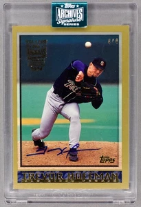 2024 Topps Archives Signature Series Auto Trevor Hoffman 1997 Buyback 4/4 Padres - Picture 1 of 2
