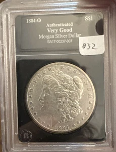 1884-O $1 Morgan Silver Dollar Bradford Exchange VG - Picture 1 of 5