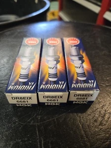 NGK DR8EIX / 6681 Iridium IX Spark Plug Pack of 3 - Picture 1 of 1