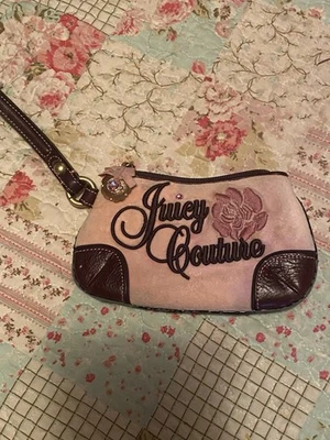 Pulsera Juicy Couture Y2k Rosa Terciopelo Rosa Tarjeta de Crédito Heritage De Colección TlC Foto 1 de 4