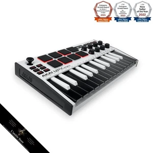 AKAI Professional MPK mini MK3 25 Key 8 Pad USB MIDI Keyboard Controller Weiß - Bild 1 von 10