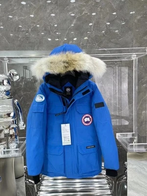 Frete grátis Jaqueta Masculina Canada Goose Azul Preferida no Inverno - Imagem 1 de 4