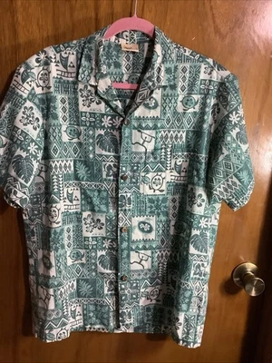 Camisa Hawaiana Abotonada Royal Creations Hecha en Hawaii Mediana~ De Colección Foto 1 de 4