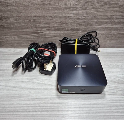 ASUS VivoMini UN65H mini-PC 8GB RAM 256GB SSD + 500GB HDD Windows 10 - Image 1 of 4