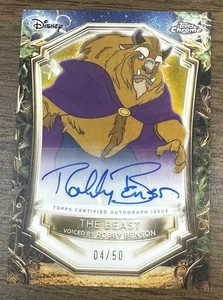 2025 Topps Disney Wonder Robby Benson The Beast Enchantments Auto Gold /50 - Picture 1 of 2