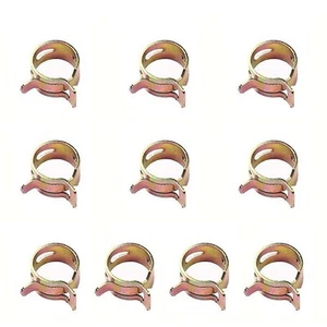 Spring Clips Hose Oil Pipe Tube 0.24inch 10pcs Vacuum 6mm Automotive Clamp - Picture 1 of 4