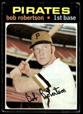 1971 Topps Baseball Card Bob Robertson Pittsburgh Pirates #255