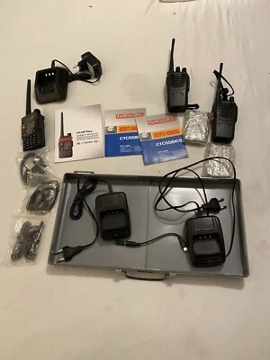 Walkie Takie, 3 Stk, Gebraucht, Funktionsfähig, Komplett, Retro, Baofeng  - Bild 1 von 4