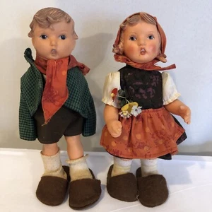 Hummel Goebel Boy Girl Dolls Hansel and Gretel Vintage Fairytale  - Picture 1 of 9