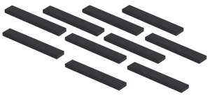 Lego 10x Black Tile 1x6 (6636) NEW!!! - Picture 1 of 1