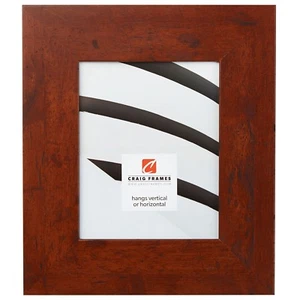 Craig Frames Bauhaus, 3" Modern Rustic Dark Walnut Brown Picture Frame - Picture 1 of 9