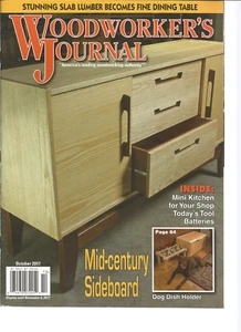 WOOD WORKER'S JOURNAL OUTDOOR WOODWORKING PROJECTS. OCTOBER 2017 - Picture 1 of 1
