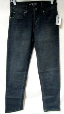 Pantalones de mezclilla ajustados Rude para hombre 28x32 30x32 34x32 36x32 botón mosca pierna recta J1 38 Foto 1 de 4