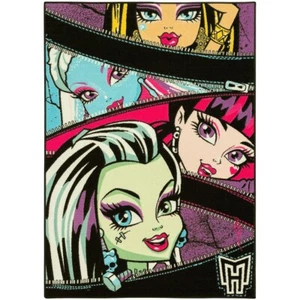 Teppich Kinderteppich Monsters High Ghoulfriends 95x133cm lila schwarz (8,95€/1S - Bild 1 von 2