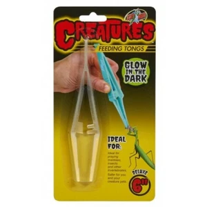 Reptile Plastic Creatures Feeding Tongs Glow in the Dark by Zoo Med - Picture 1 of 3