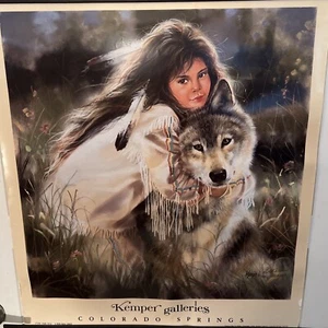 Maija signierter Druck "Squeeze Play" Copyright 1992 Keeper Galleries Colorado 28x25 - Bild 1 von 13
