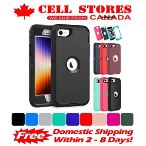 Heavy Duty Shockproof Defender Armor Case for iPhone 7 8 SE Plus X XR XS Max - Bild 1 von 13