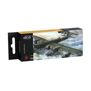 Arcus #E1007 Emaille Lack Set VVS RKKA Zwischenkriegszeit 6 Farben 10ml für Modellbausatz - Bild 1 von 14