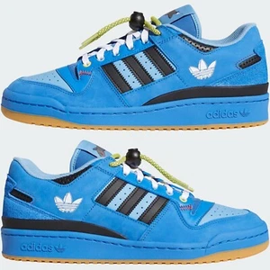 adidas Forum Low Blue Hebru Brantley Rocket Sneakers Men's Size 7.5 UK GZ4403 - Picture 1 of 8