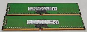 16GB (2x8GB) VERSCHIEDENE MARKEN/MODELLE PC4-2400 UNGEPUFFERTER DESKTOP PC RAM SPEICHER - Bild 1 von 1