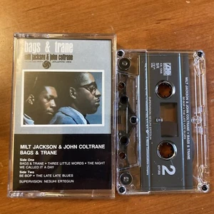 MILT JACKSON & JOHN COLTRANE Bags & Trane CASSETTE Tape Jazz Atlantic CS1368 EX - Picture 1 of 2