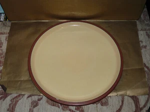 denby juice large round serving platter / plate 33.5cm diameter (damaged) - Picture 1 of 4